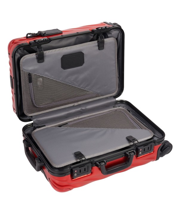 Mala de Cabine 56cm International Vermelha - 19 Degree Aluminium - Tumi