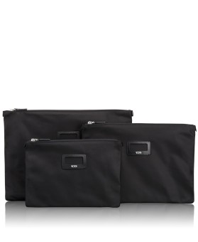 Conjunto de 3 Necessaires de Viagem Preto - Tumi Travel Accessories - Tumi