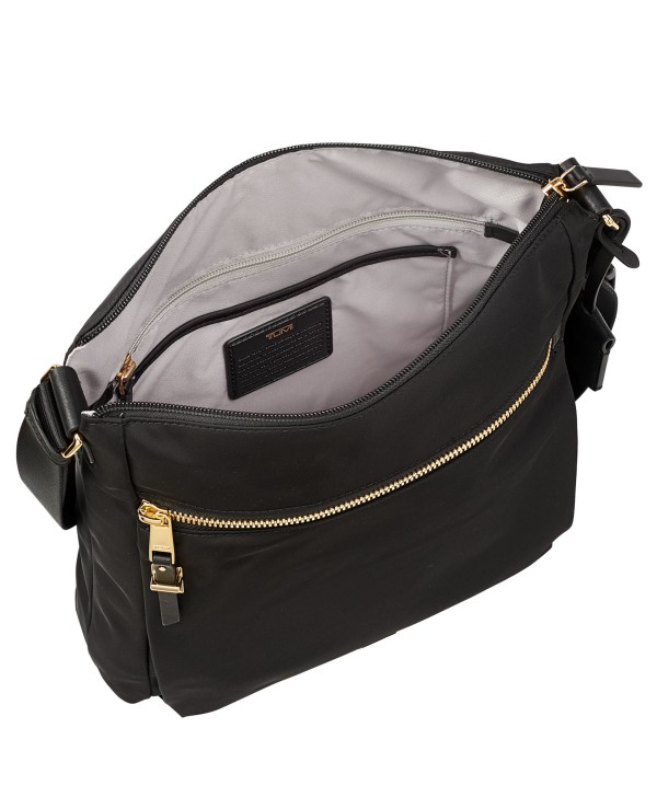 Bolsa de Tiracolo Canton Preta - Voyageur  - Tumi