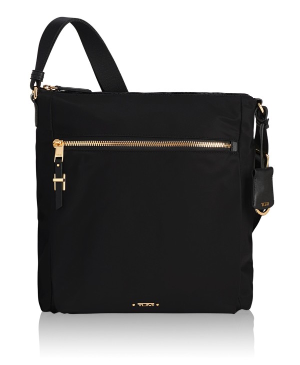 Bolsa de Tiracolo Canton Preta - Voyageur  - Tumi