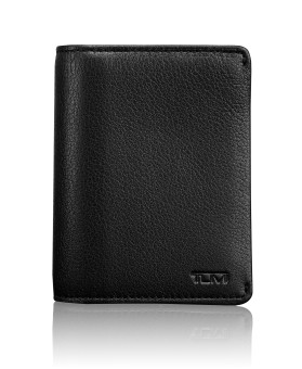 Porta-Cartões p/ 2 Cartões c/ ID Lock™ Preta - Nassau SLG - Tumi