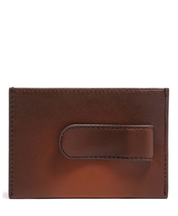 Porta-Cartões p/ 2 Cartões c/Clipe p/Notas c/ID Lock™ Castanho Envelhecido - Nassau SLG - Tumi