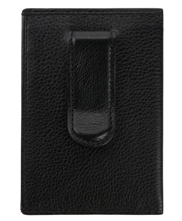 Porta-Cartões p/ 2 Cartões c/Clipe p/Notas c/ ID Lock™ Preto - Nassau SLG - Tumi