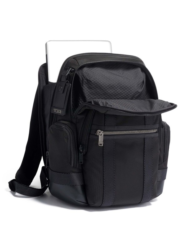 Mochila p/ Portátil 15" Expansível Nathan Preta - Alpha Bravo - Tumi