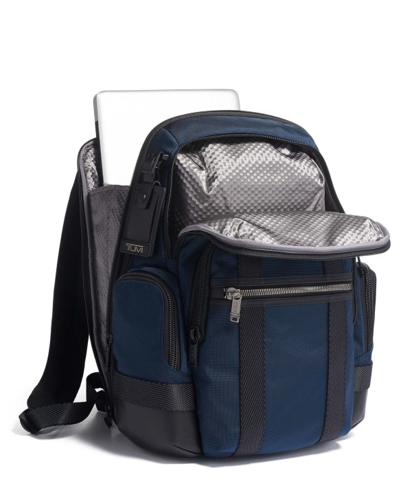 Mochila p/ Portátil 15" Expansível Nathan Azul Marinho - Alpha Bravo - Tumi