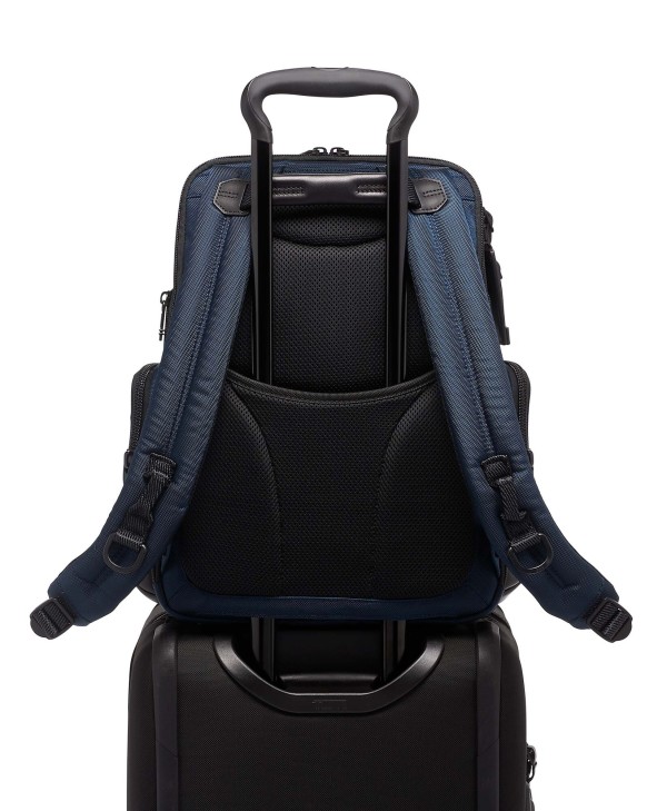 Mochila p/ Portátil 15" Expansível Nathan Azul Marinho - Alpha Bravo - Tumi