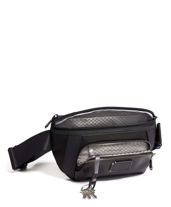 Bolsa de Cintura Campbell Preta - Alpha Bravo - Tumi