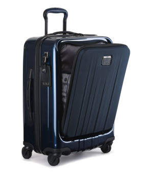 Mala de Cabine 55cm Europa Internacional c/ Bolso Azul - Tumi - Tumi V4