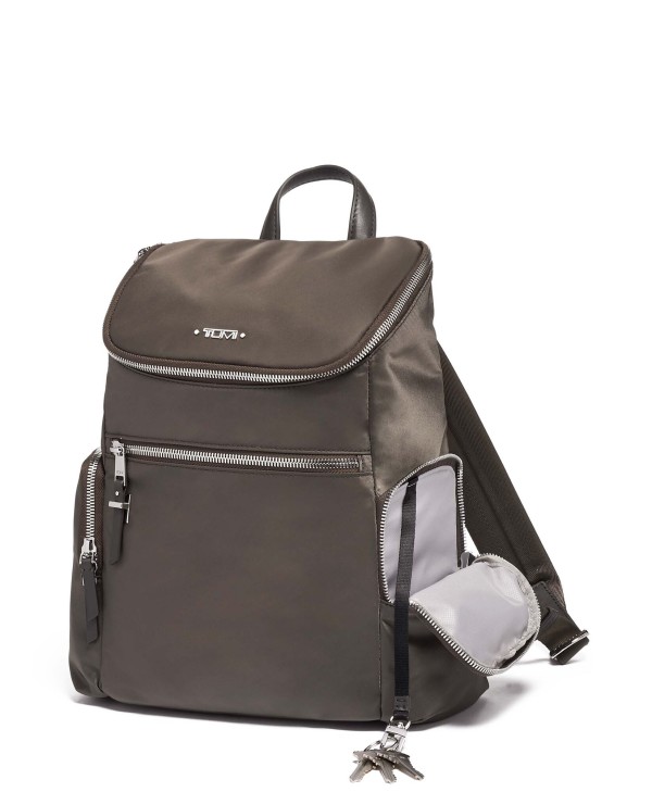 Mochila Bethany Azul Castanha - Voyageur - Tumi