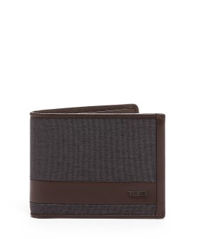 Carteira de Homem para 4 Cartões Cinzenta/Castanha | Alpha SLG | Tumi