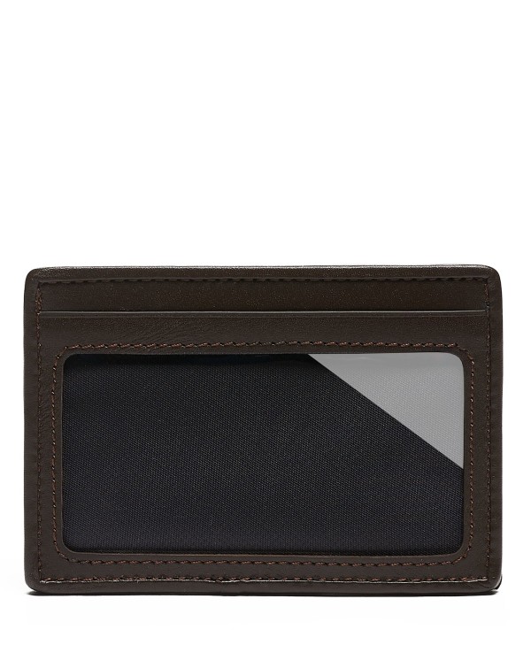 Porta-Cartões de Homem para 3 Cartões Cinzento/Castanho | Alpha SLG | Tumi
