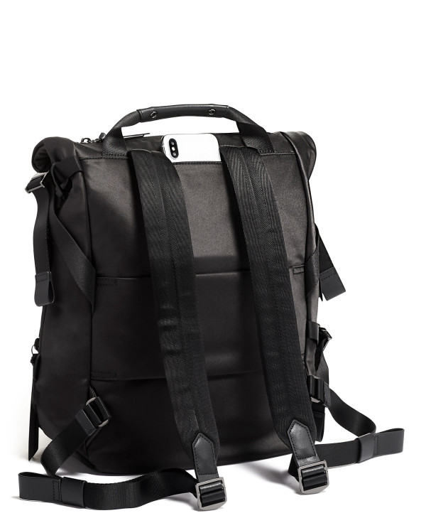 Mochila de Senhora c/ Topo Expansível Preta - Devoe  - Tumi