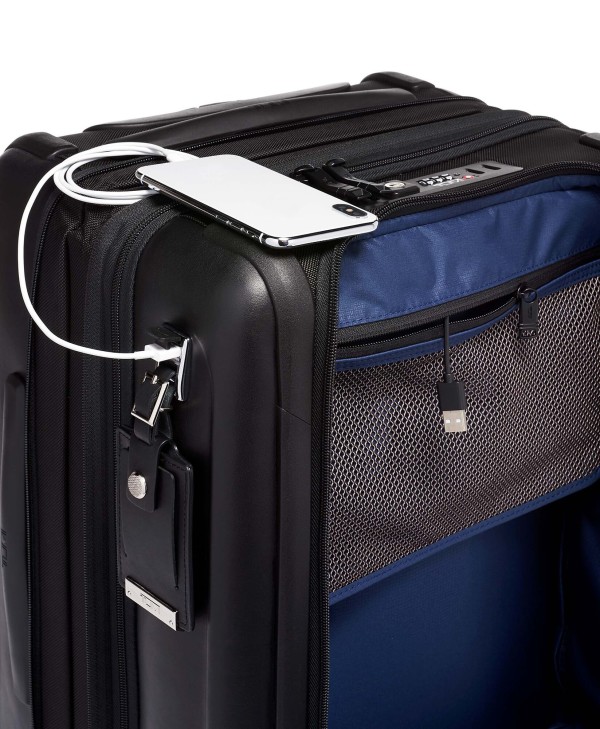 Mala de Cabine 56cm Internacional Preta/Prateada  - Alpha 3 - Tumi