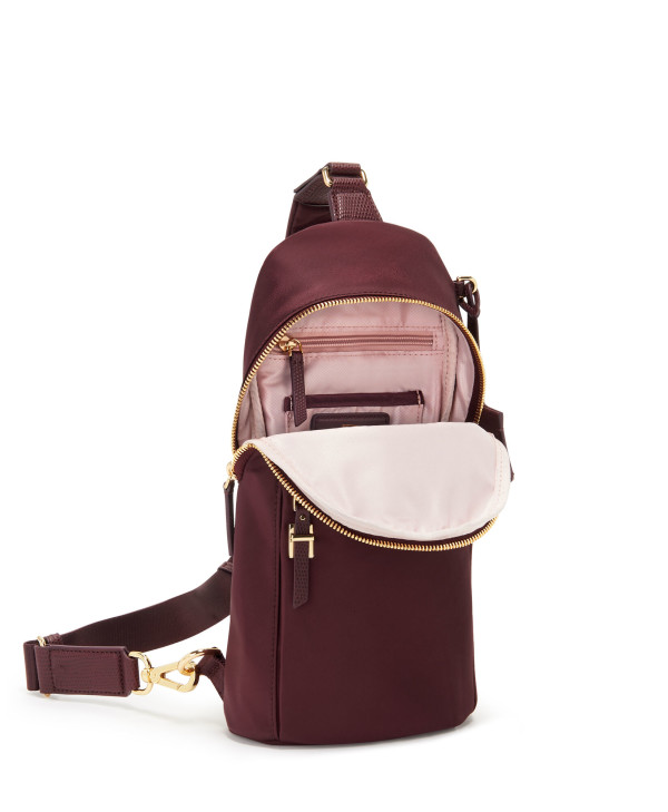 Bolsa de Peito Sling de Senhora Vermelho Beterraba | Voyageur | Tumi