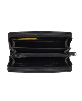 Carteira p/ 12 Cartões c/ Fecho Cinzenta/Preta - Alpha SLG - Tumi