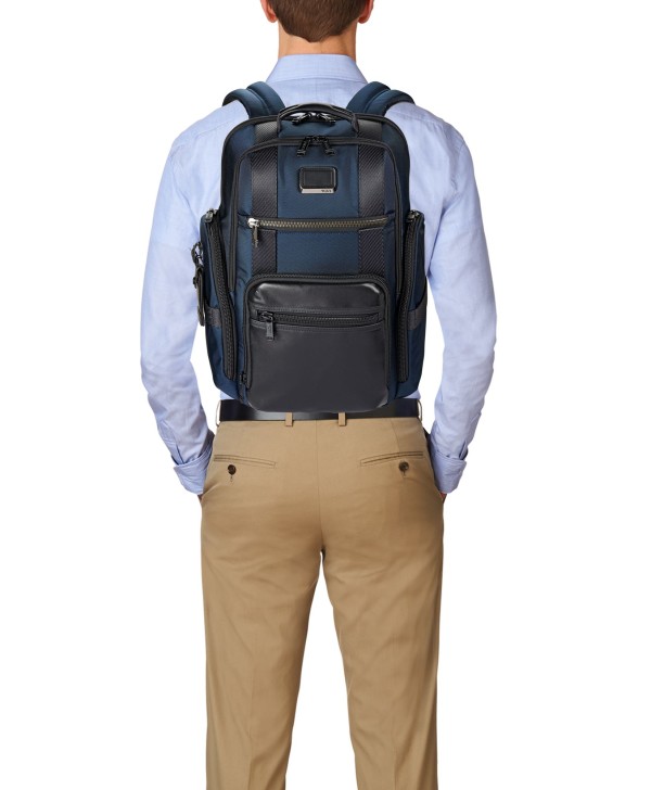 Mochila p/ Portátil 15" Sheppard Deluxe Azul  - Alpha Bravo - Tumi