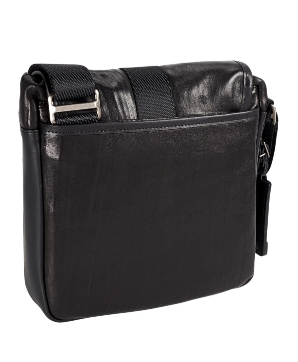Bolsa de Tiracolo Barton em Pele Preta - Alpha Bravo - Tumi