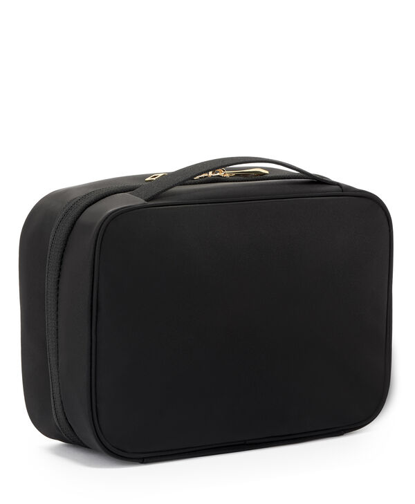 Necessaire Yuki Preto/Dourado | Voyageur  | Tumi