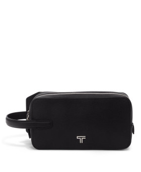 Clutch Stephano em Pele Preta Preta | TURIN  | Tumi