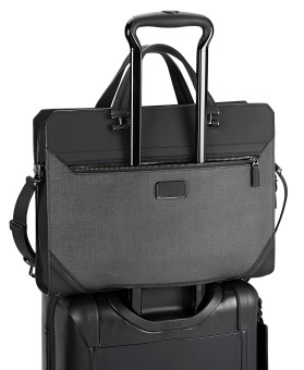 Pasta para Portátil Benton c/ Fecho Duplo Cinzenta - Ashton - Tumi