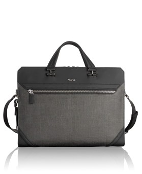 Pasta para Portátil Benton c/ Fecho Duplo Cinzenta - Ashton - Tumi