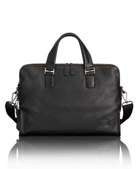 Pasta p/ Portátil 14" Seneca em Pele Preta - Harrisson - Tumi