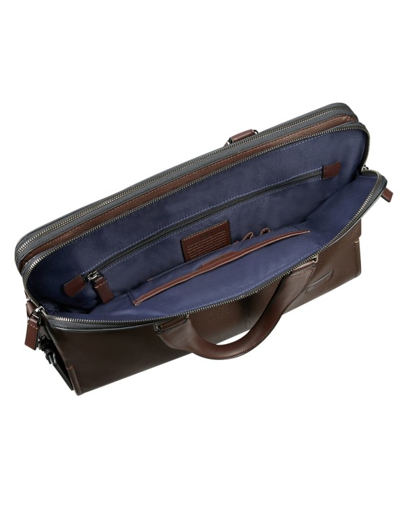 Pasta p/ Portátil 14" Seneca em Pele Castanha - Harrisson - Tumi