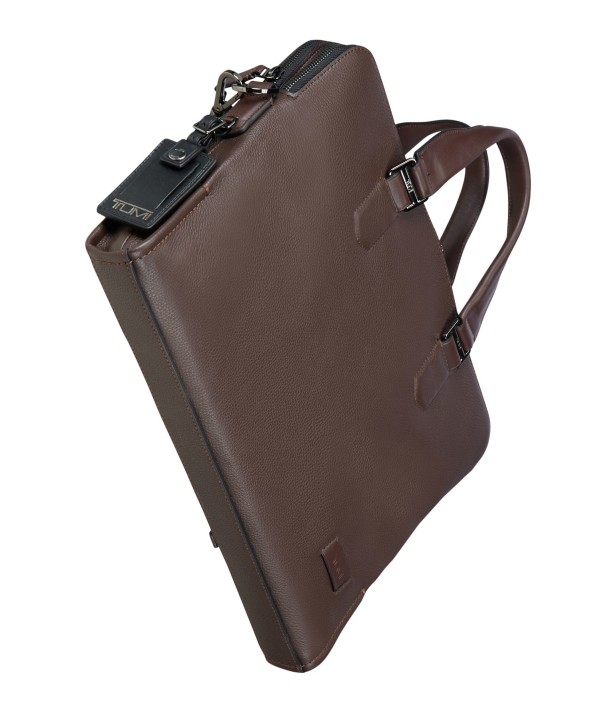 Pasta p/ Portátil 14" Seneca em Pele Castanha - Harrisson - Tumi